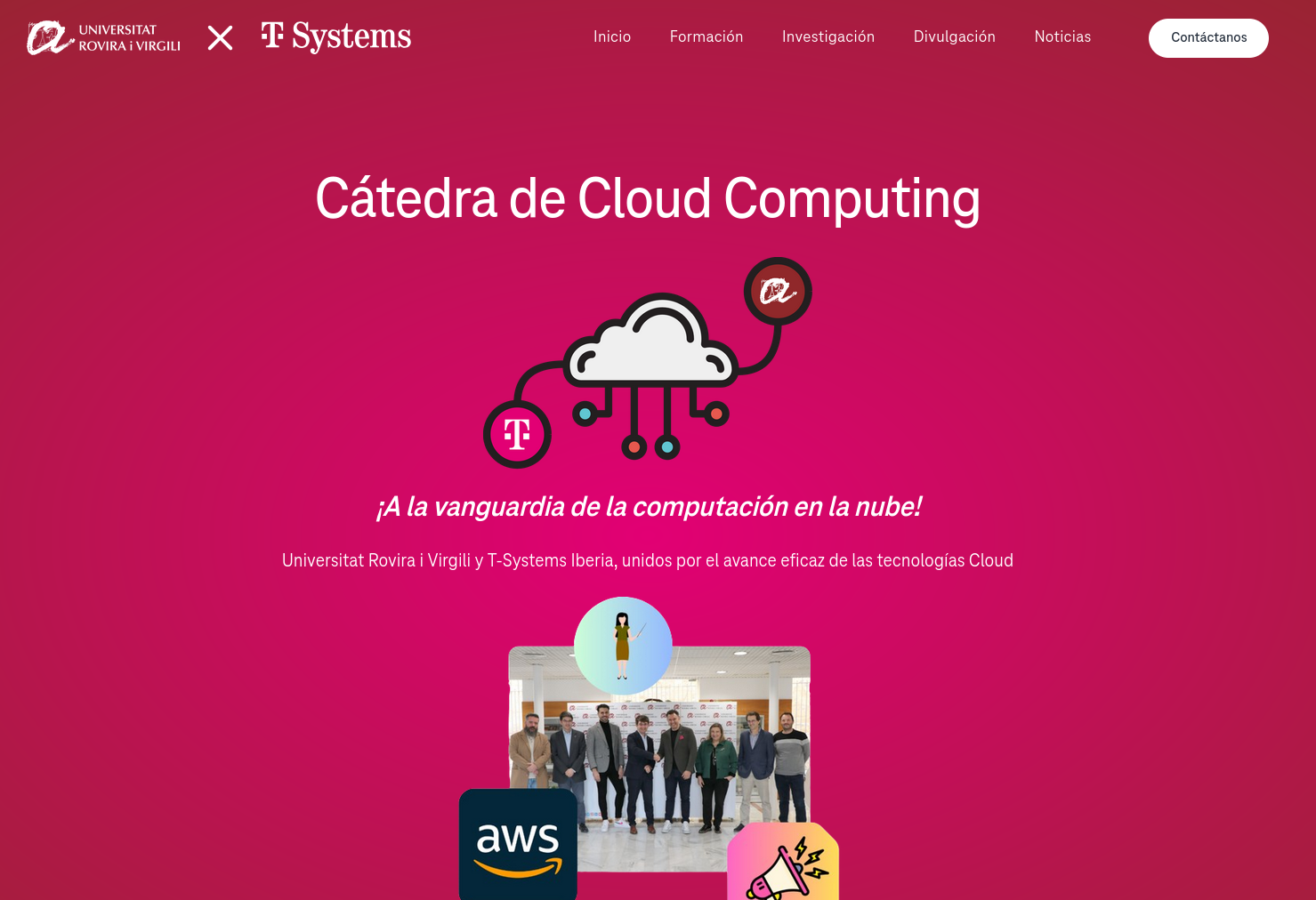 ¡Estamos de estreno! Nueva web de la Cátedra de Cloud Computing