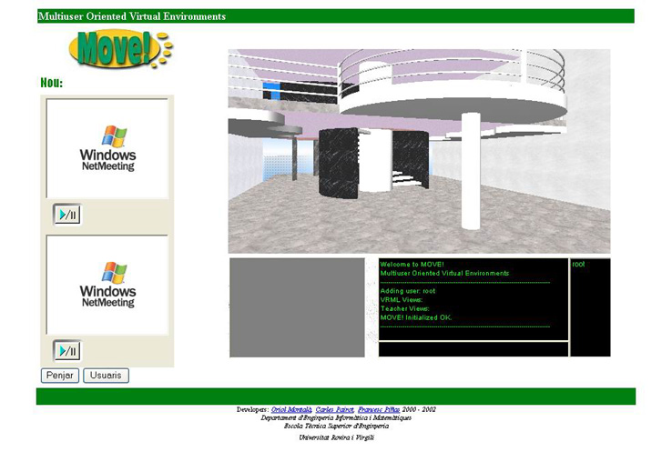 pantalla de l'entorn 3D