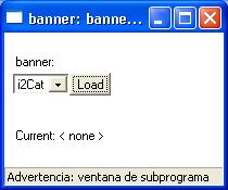 control del modelo banner